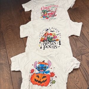 Bella Canvas Stitch Graphic T-Shirt - White, Blue, Orange, Purple